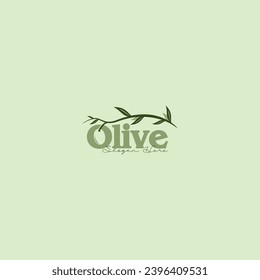 Olive logo icon design template