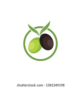 olive logo icon vector illustration design