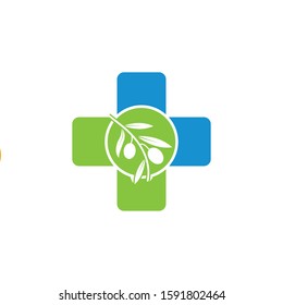 olive logo icon vector illustration design