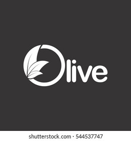 OLIVE  logo letter design vector