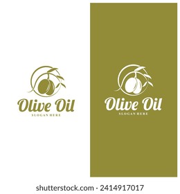 olive logo  olive oil  simple design  vector design