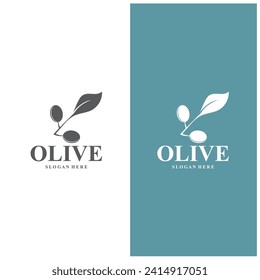 olive logo  olive oil  simple design  vector design