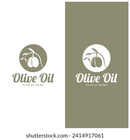 olive logo  olive oil  simple design  vector design