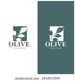 olive logo  olive oil  simple design  vector design