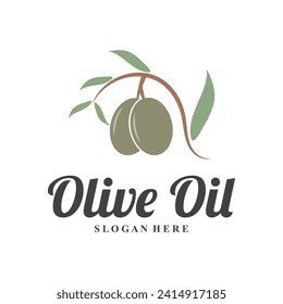 olive logo  olive oil  simple design  vector design