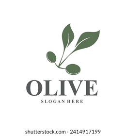 olive logo  olive oil  simple design  vector design