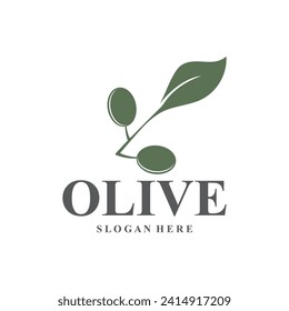 olive logo  olive oil  simple design  vector design