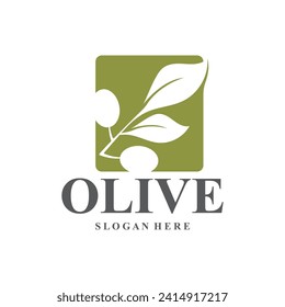 olive logo  olive oil  simple design  vector design