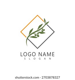 Olive logo and symbol vector 