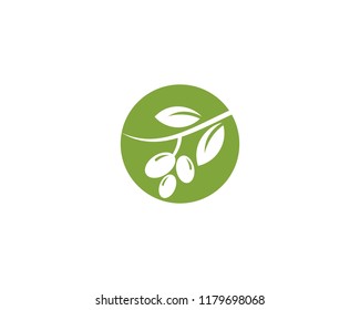 olive logo template vector design