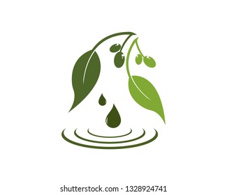 olive logo template vector design - Vector