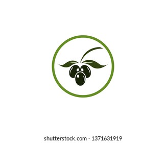 olive logo template vector design - Vector