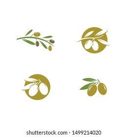 olive logo template vector design