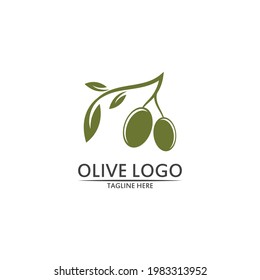 olive logo template vector design