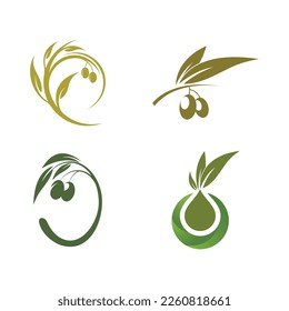 olive logo template vector design