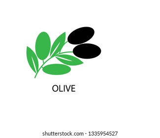 Olive logo template vector icon illustration design - Vector
