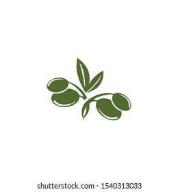 Olive logo template vector icon illustration design