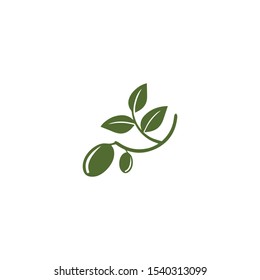 Olive logo template vector icon illustration design