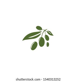 Olive logo template vector icon illustration design