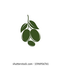 Olive logo template vector icon illustration design