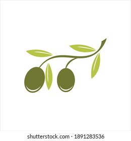 Olive logo template vector icon illustration design