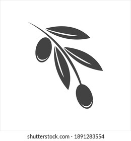 Olive logo template vector icon illustration design