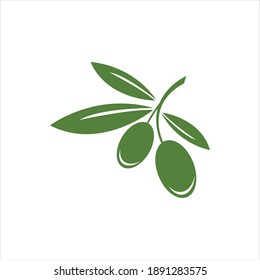 Olive logo template vector icon illustration design