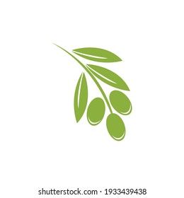Olive logo template vector icon illustration design