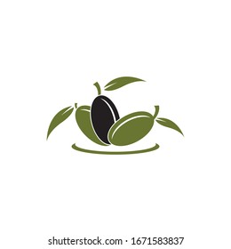 Olive logo template vector illustration 