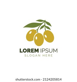 Olive logo template vector illustration design