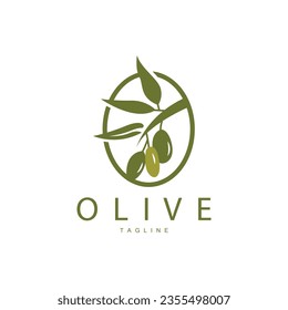 Olive Logo, Vector Design Premium Template Vector Illustration