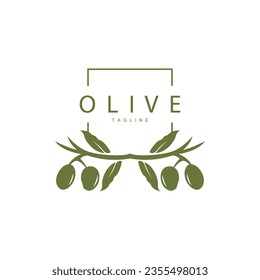 Olive Logo, Vector Design Premium Template Vector Illustration