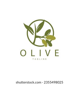 Olive Logo, Vector Design Premium Template Vector Illustration