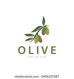 Olive Logo, Vector Design Premium Template Vector Illustration
