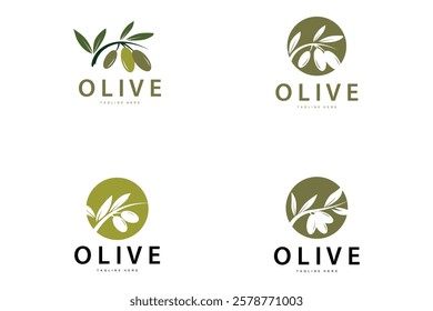 Olive Logo, Vector Design Premium Template Vector Illustration