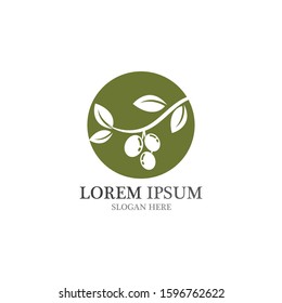 Olive logo vector design template