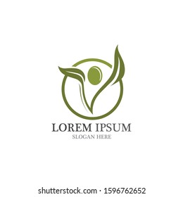 Olive logo vector design template