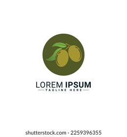 
Olive logo vector illustration design 