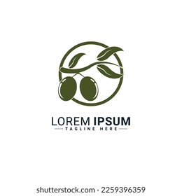 
Olive logo vector illustration design 