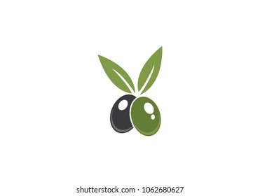 olive logo vector template