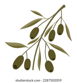 Icono de árbol de naturaleza oliva aislado