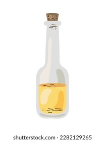 Diseño de botellas de aceite de oliva sobre blanco