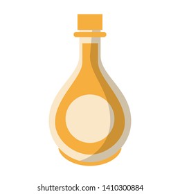 Olive oil bottle healthy food isolated vector illustration graphic design