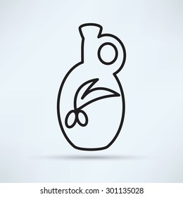 olive oil bottle icon