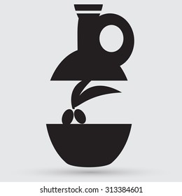 olive oil bottle icon