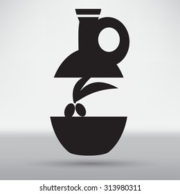 olive oil bottle icon