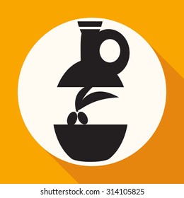 olive oil bottle icon