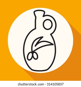 olive oil bottle icon