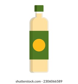 Botella de aceite de oliva objeto aislado, nutrición y concepto de cocina