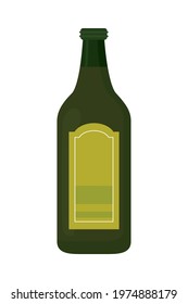 olive oil bottle on background